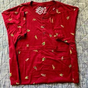 LRG Co Red Men’s premium fit cotton tee (size L)